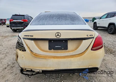 2017 Mercedes-Benz C 43 4Matic Amg z USA, uszkodzony, nr VIN 55SWF6EB0HU184888